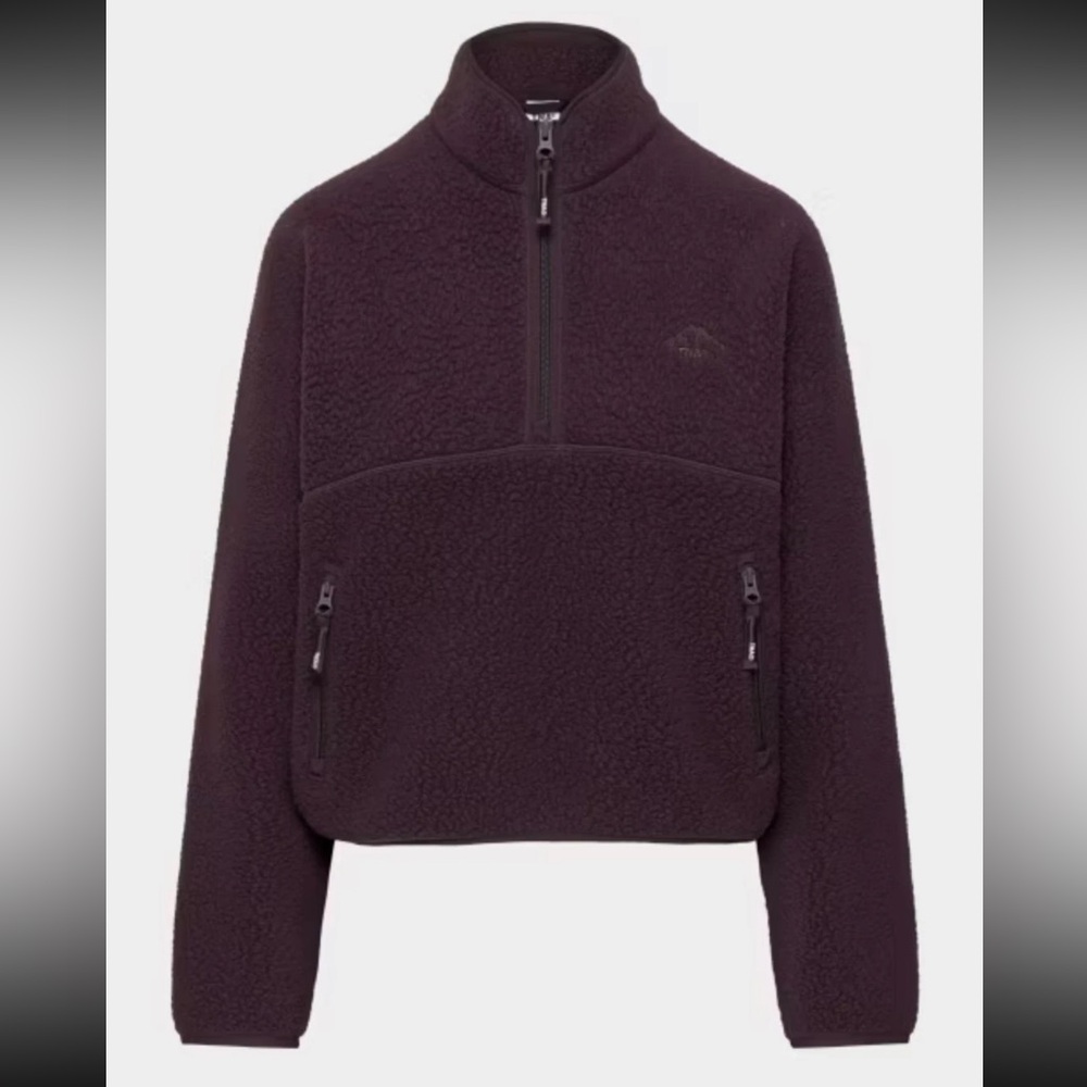 ARITZIA Polartec Thermal Pro 1/2 Zip Hip Fleece Sweater in Noble Size Medium